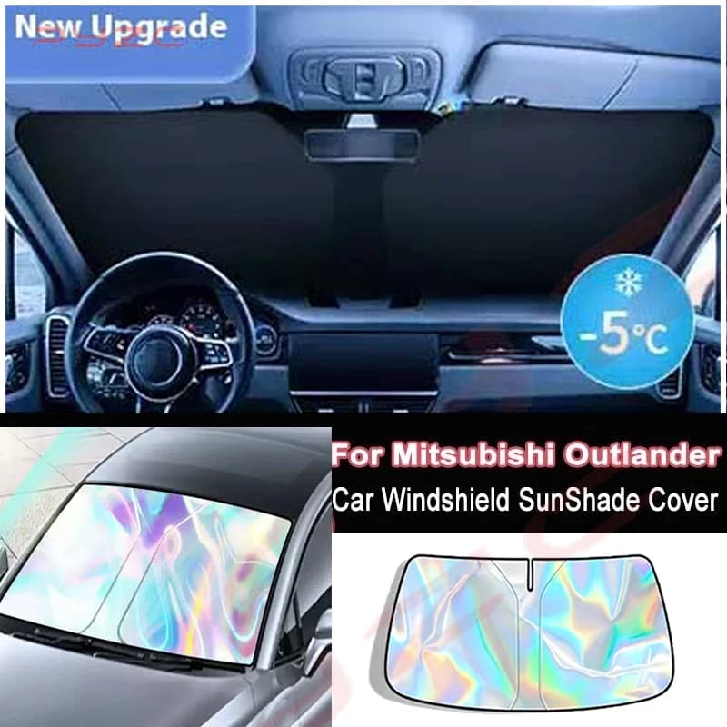 For Mitsubishi Outlander 2021-2026 Car Windshield Sunshade Cover Front Window Sun Shade Heat Insulation Summer Auto Accessories