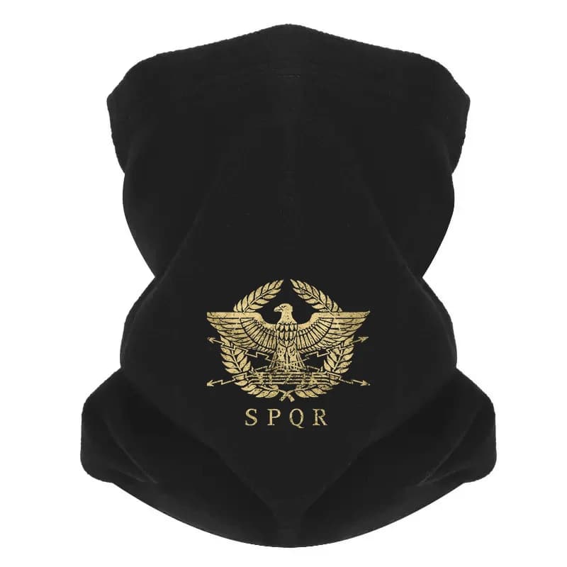 Antica ghirlanda di ali d'aquila design Uomo Sciarpa da esterno Maschera Ghetta per il collo Cappello Berretto da donna Copricapo Antivento Mantieni caldo Inverno Multifunzione