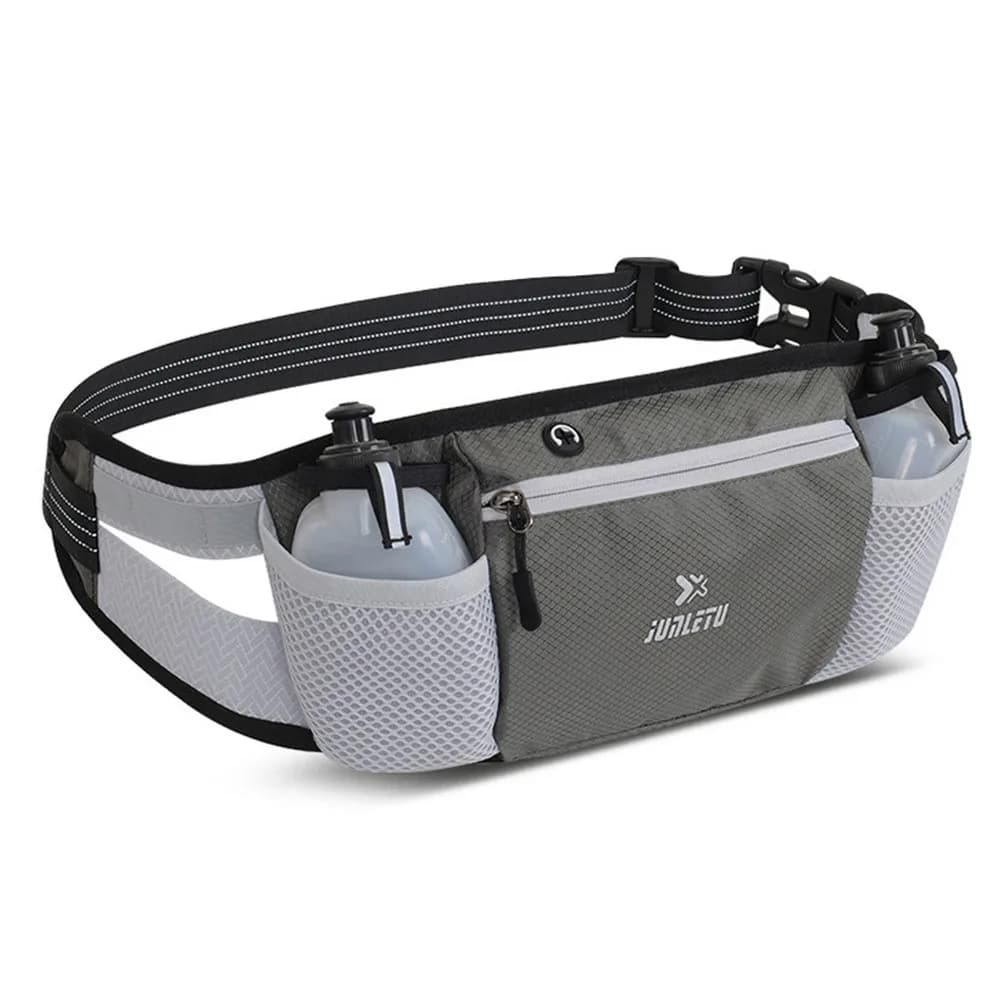 Water Resistant Running Belt Breathable Material Adjustable Strap Hydration Running Belt Zippered Pouch Lightweight Desig