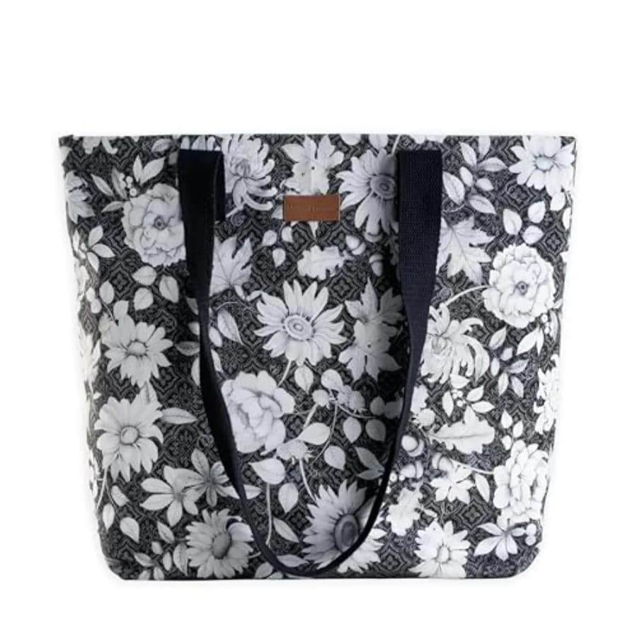 Borsa Tote in Tela Maison d' Hermine per Donne, Borsa Riutilizzabile in Cotone con Manici per Spesa e Viaggi, Primavera-Estate