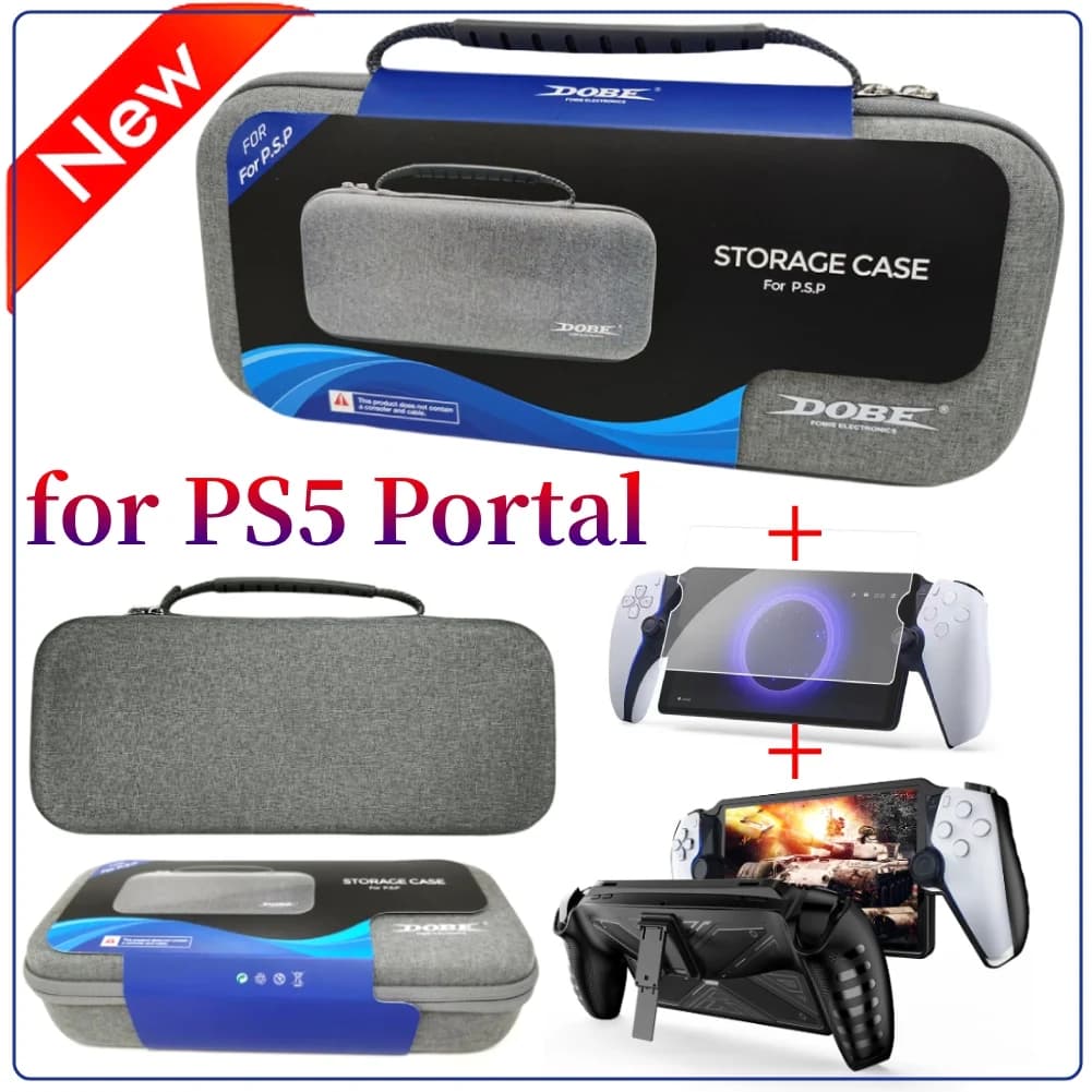 Per Sony PS5 PlayStation Portal case borsa per il trasporto Player custodia protettiva antiurto custodia da viaggio per accessori per portale ps