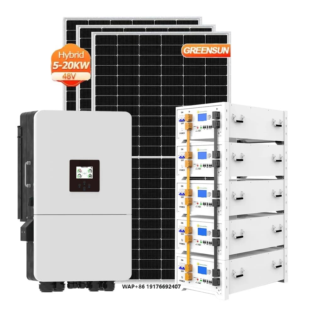 Kit Solare Completo Deye, Sistema di Pannelli Solari Ibridi per Casa 20kw 18kw 16kw 15kw 14kw 12kw 10kw 48v DC Trifase 400vac