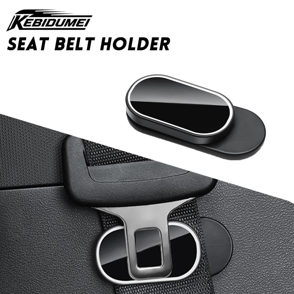 KEBIDUMEI Clip di fissaggio per cintura di sicurezza per auto Supporto per cintura di sicurezza per auto Stabilizzatore di fissaggio Clip regolabile Tappo per cintura di sicurezza Accessori per auto
