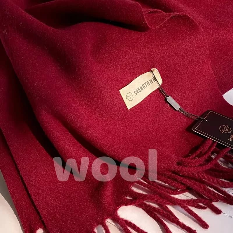 Sciarpa lavorata a maglia stile coreano Sciarpe calde invernali da donna Design in cashmere solido Scialle ispessito Morbido collo lungo di pashmina 2025 NUOVO