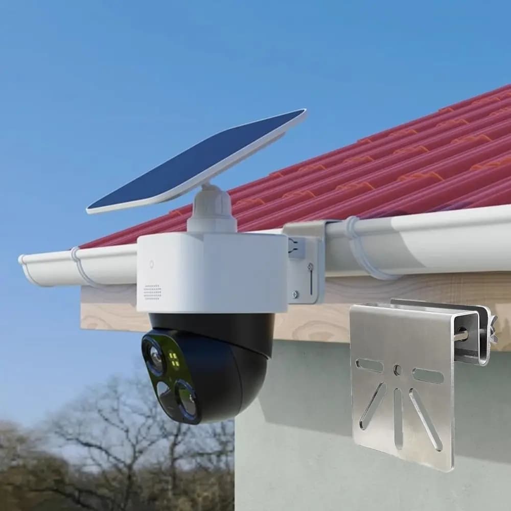 Staffe per telecamera di sicurezza in acciaio inossidabile senza foratura Viti antiruggine Staffa per supporto per telecamera Metallo resistente alle intemperie