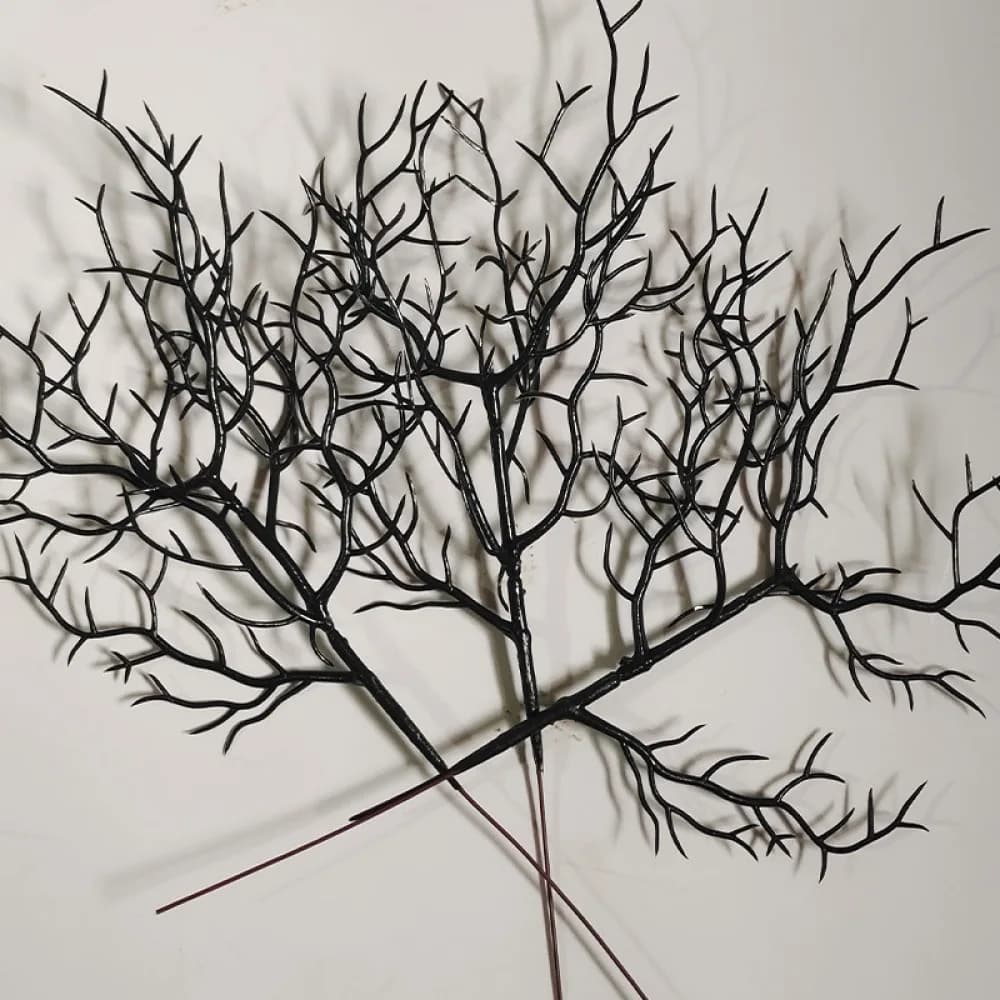 Plastic Simulation Dead Twig Halloween Ornament Decorative Branch Craft For Home Interior Tabletop Floral Prop