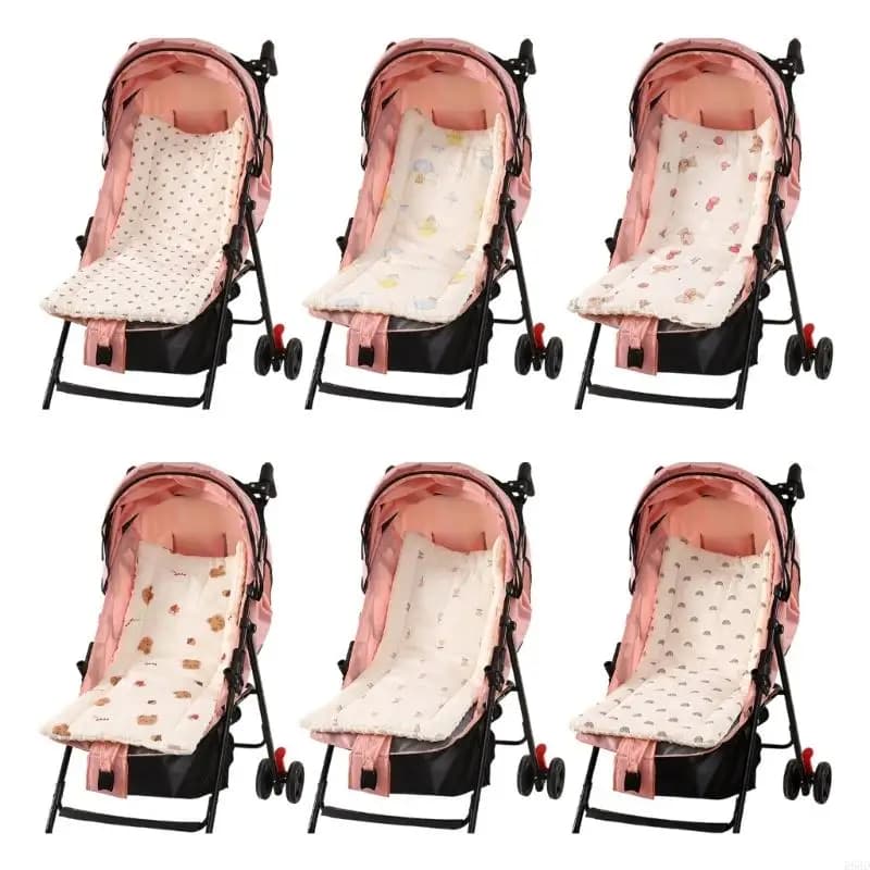 R66D Inserto per carrozzina morbido e traspirante per seggiolino per bambini Passeggini bifacciali Cuscino per sedile per e auto