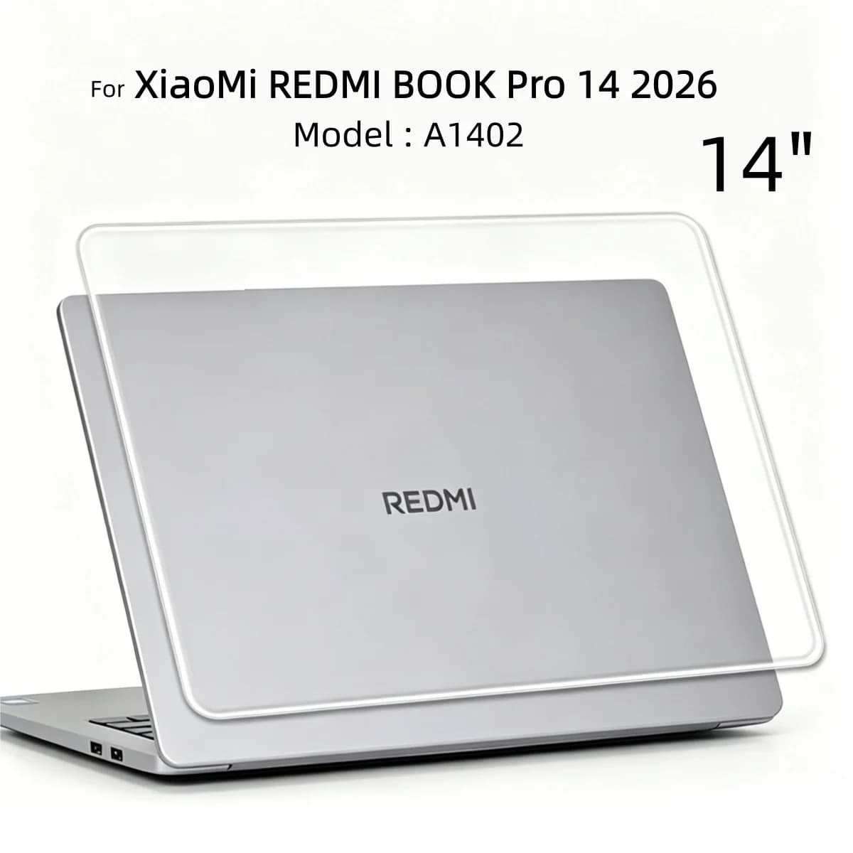 Slim Matte Hard Plastic Case for Xiaomi Redmi Book Pro 14 2026 A1402 14 Inch Laptop Protective Shell Anti-Scratch Shockproof
