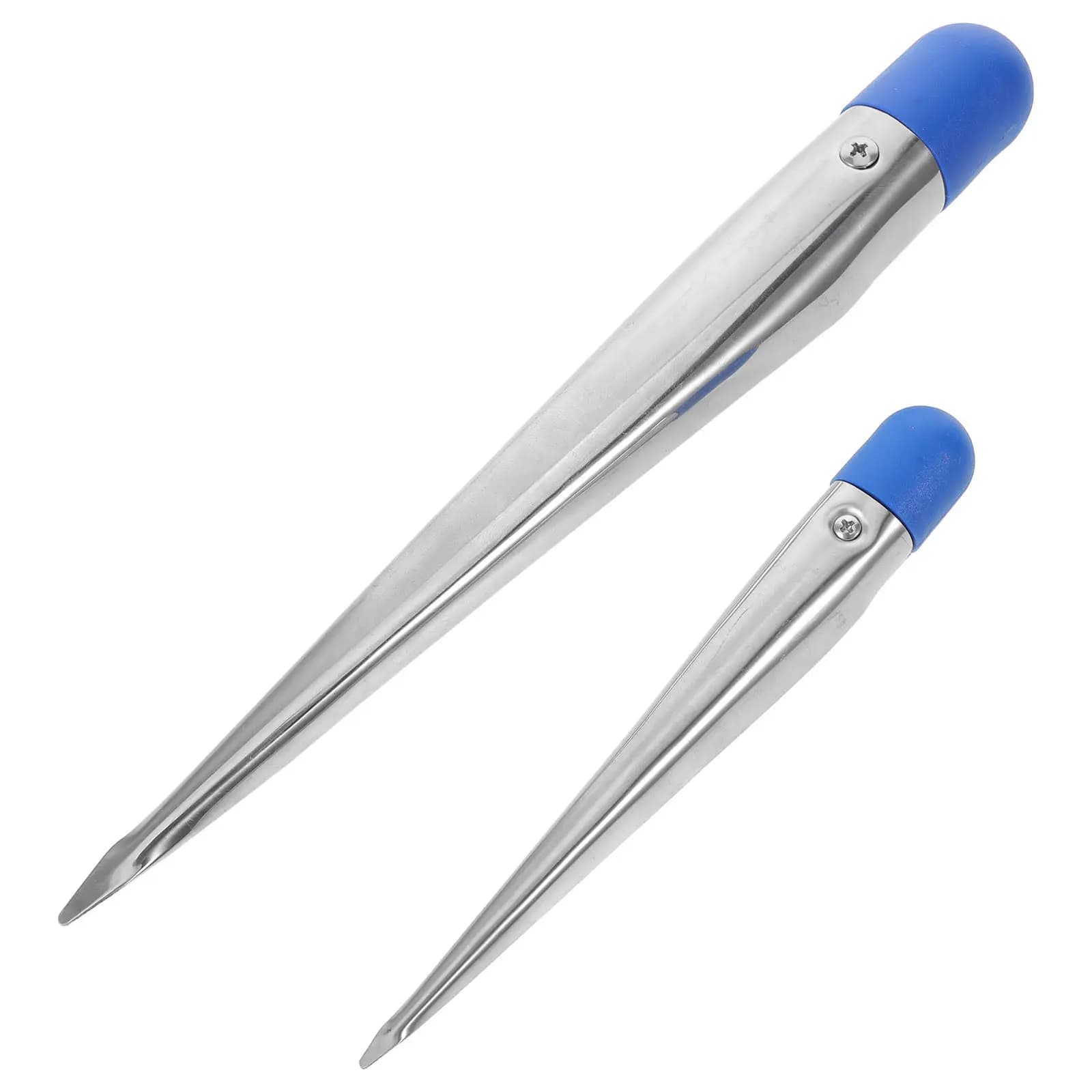 2Pcs Marine Rope Splicing Spike Stainless Steel Boat Threading Tool for Yacht Winch Line Splicing Needle Wire Braiding