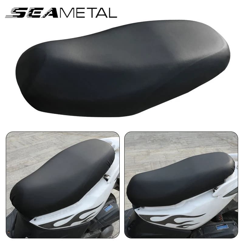 SEAMETAL Motorcycle Seat Covers Universal Protection for Car Seat cushion Waterproof PU Leather Anti-scratch Mats