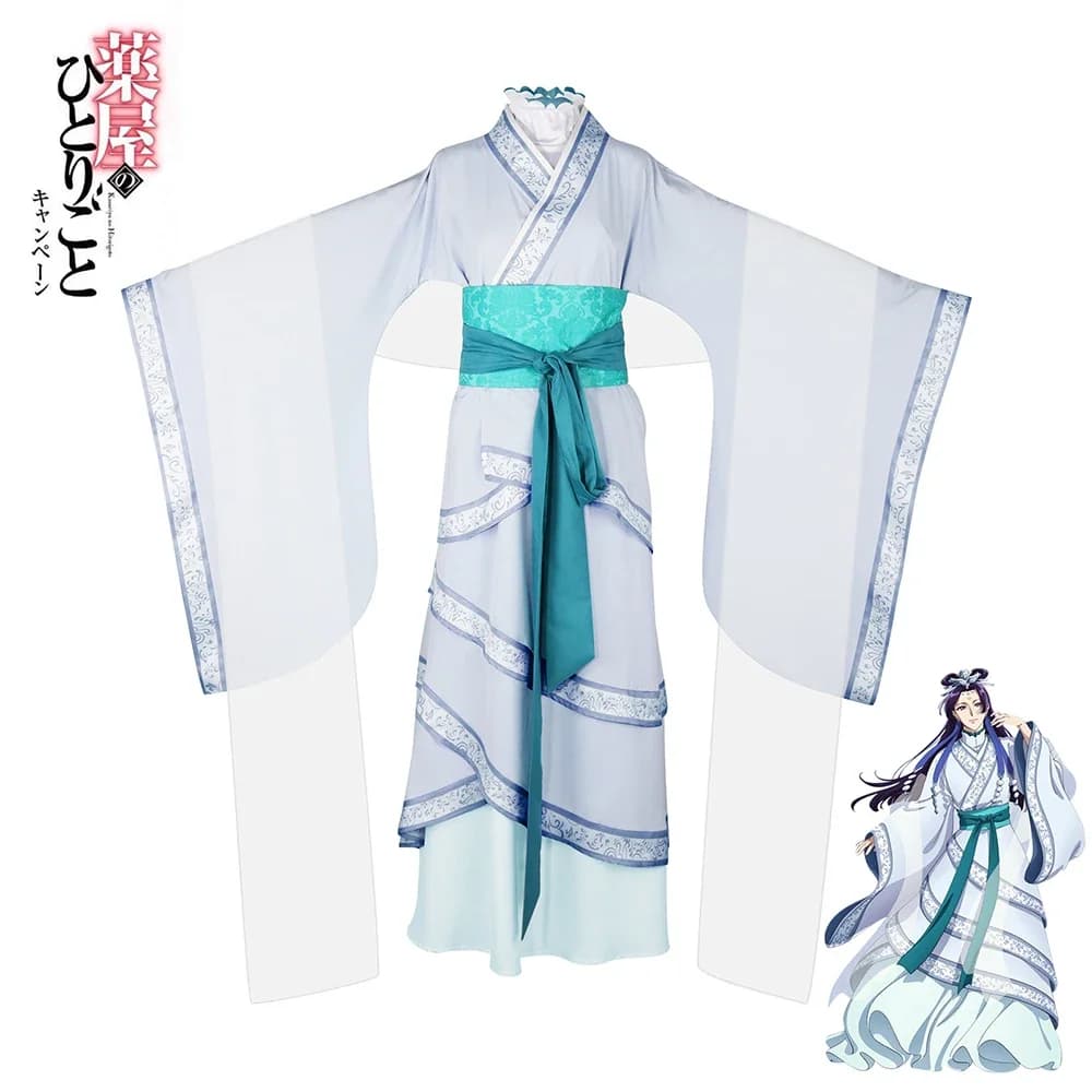 2025 Anime The Apothecary Diaries Ren Costume Cosplay Jinshi Moon Fairy Abiti antichi Uniforme Halloween Carnevale Party Outfit