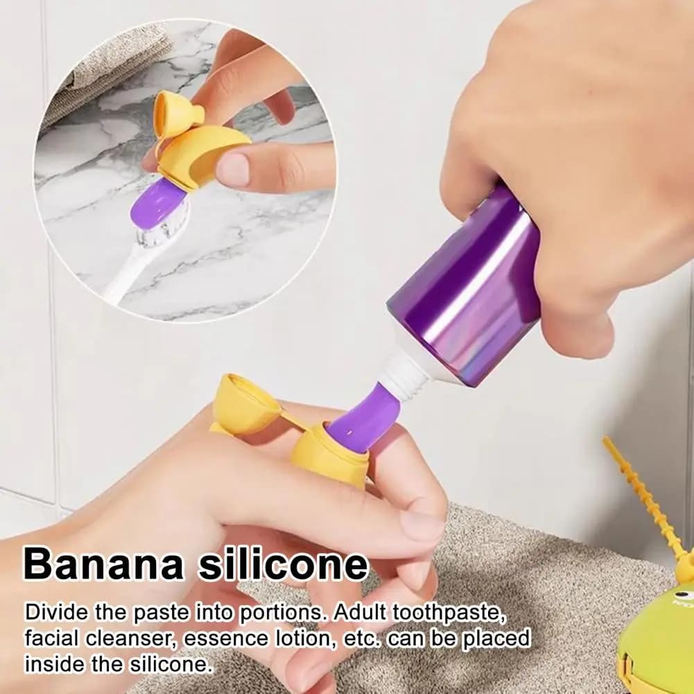 Banana Toothbrush Cover Toothbrush Storage Banana Toothbrush Case Holder Portable Travel Storage Box Waterproof Toothpaste