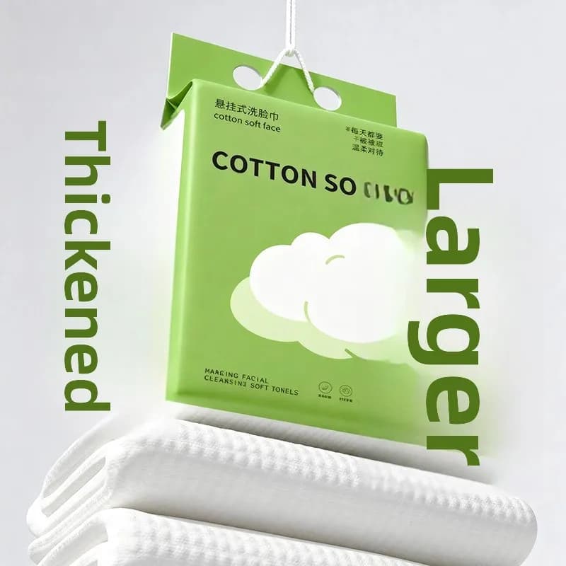 Asciugamano Monouso in Cotone Morbido con Motivo a Perle, Asciugamano per il Viso da Donna, Spesso, per Rimuovere il Trucco, Ideale per Viaggi d'Affari