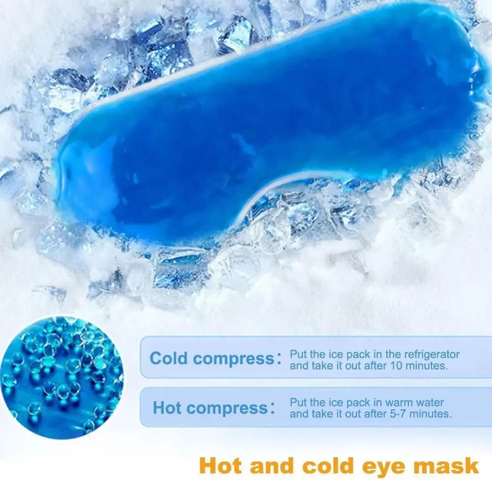 1 pcs new cold seal compressed mask for eyes gel sleep relief from fatigue relaxation device cooling ice bag shadow patch cold gel ice pack