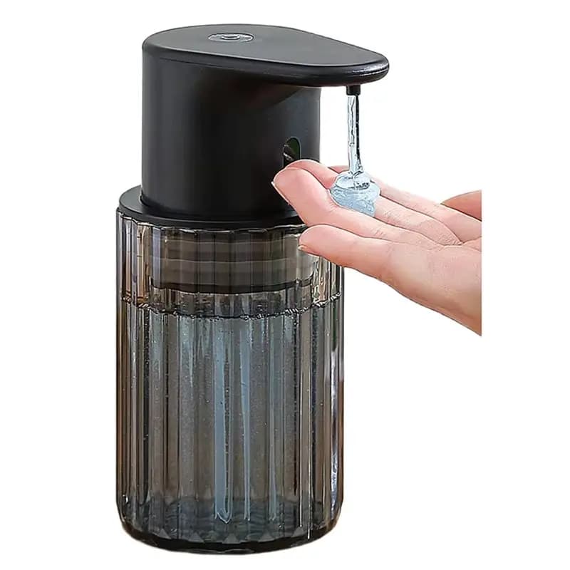 【NUOVISSIMO】Dispenser automatico di sapone liquido da 300 ml, dispenser di sapone in gel ricaricabile, dispenser di sapone senza contatto per bagno e cucina