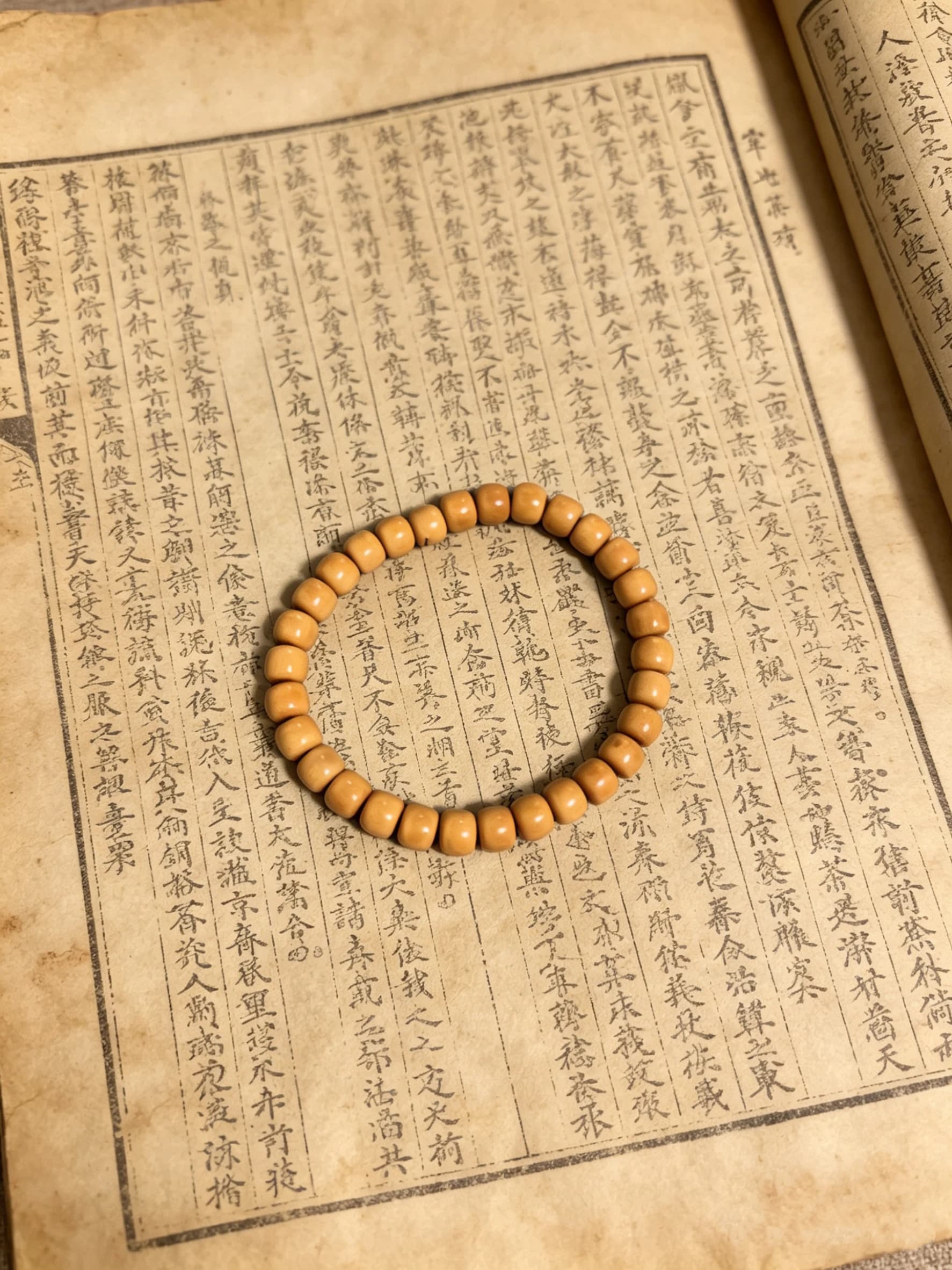 Bracciale elastico con perline rotonde a taglio dritto, giallo chiaro, modello High-drop