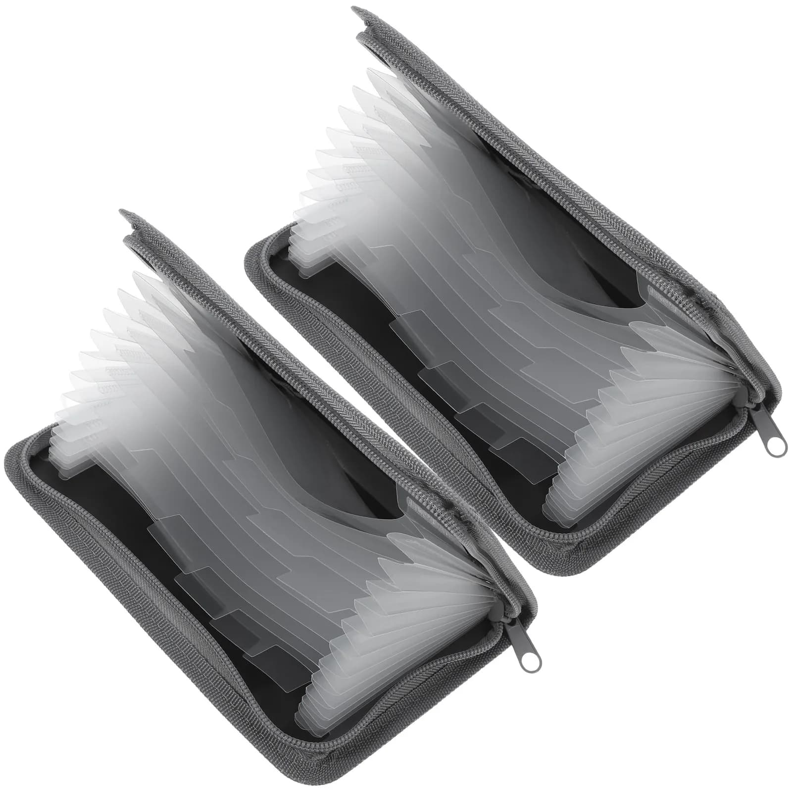 Organizzatore di documenti espandibile da 2 pezzi, cartella in plastica multi-griglia, porta ricevute, leggero e portatile, per documenti di ufficio, scuola, casa