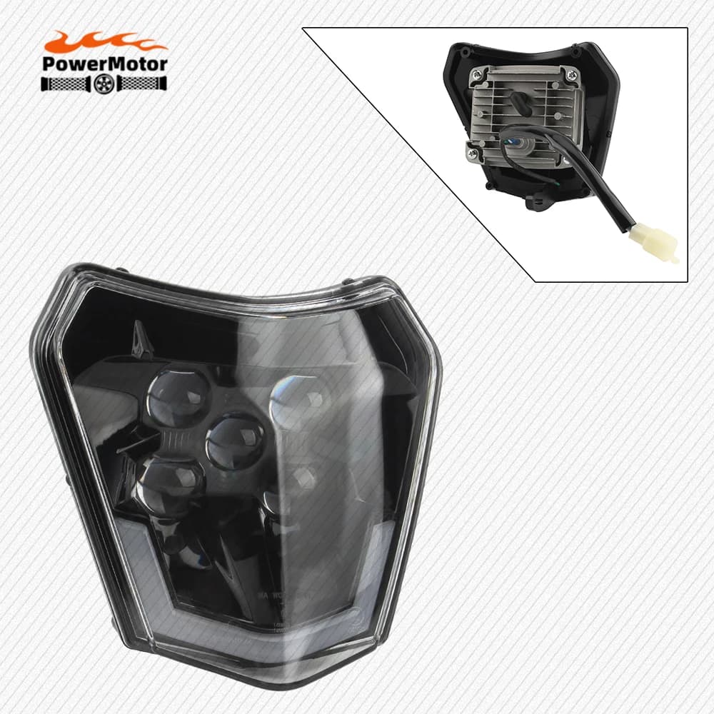 Moto HA CONDOTTO Il Faro Wick Per KTM EXC 300 XC XCF XCW 150 250 350 450 DirtBike Enduro Motocross Faro Accessori Modificati