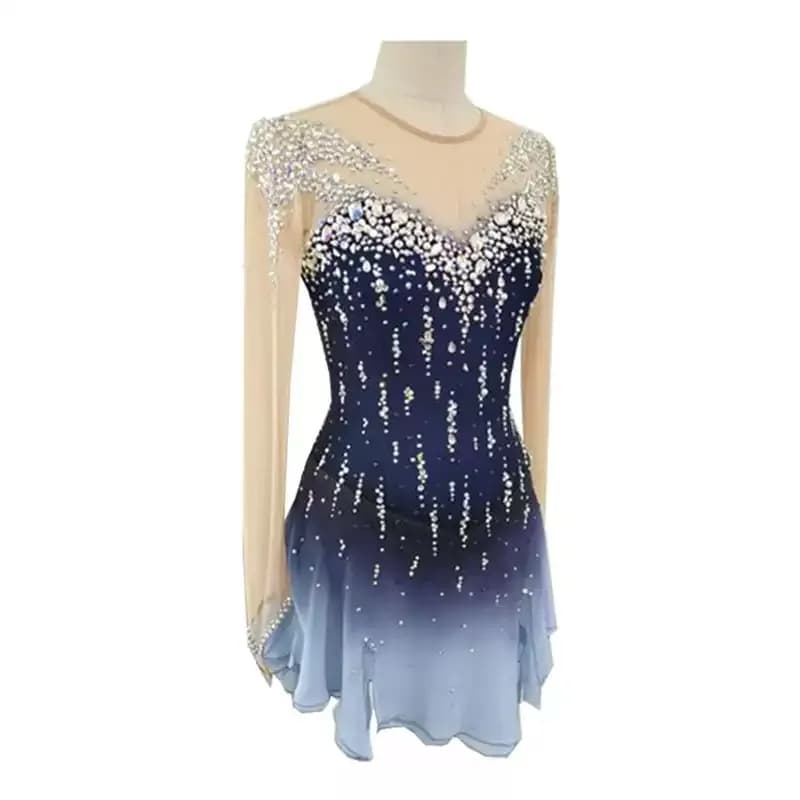 Costumi per Esibizioni di Pattinaggio Artistico su Ghiaccio, Abbigliamento da Competizione per Bambine, Uniformi per Pattinaggio su Ghiaccio