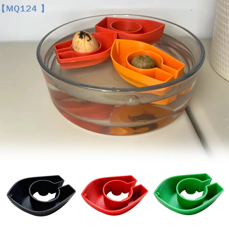 diMQ124 di1 Pezzo Hydroponic Vase Floating in Shape of Colored Avocado Boat, for Semi-free Hydroponic Semina