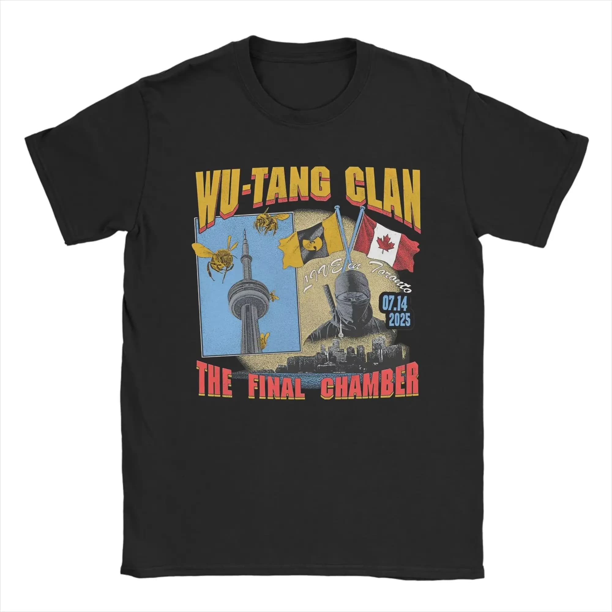 Rock Y2k Hip Pop Tops Fashion The Final Chamber Wu Clan T–tangs Forever Tour T-shirt Abbigliamento casual e comodo Unisex