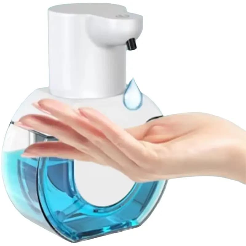 Dispenser di Sapone Intelligente ABVC 420Ml, Dispositivo Senza Contatto con Sensore di Movimento per Lavaggio Mani, Dispenser di Sapone Liquido da Parete