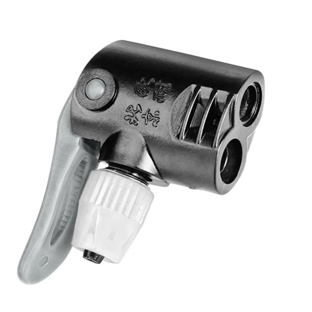1PC Bici Gonfiatore Valvola Aria Ugello Clip US-UK Pompa da ciclismo Ugello Presta-Schrader Doppia Testa Pista Pompa Adattatore Parti di biciclette