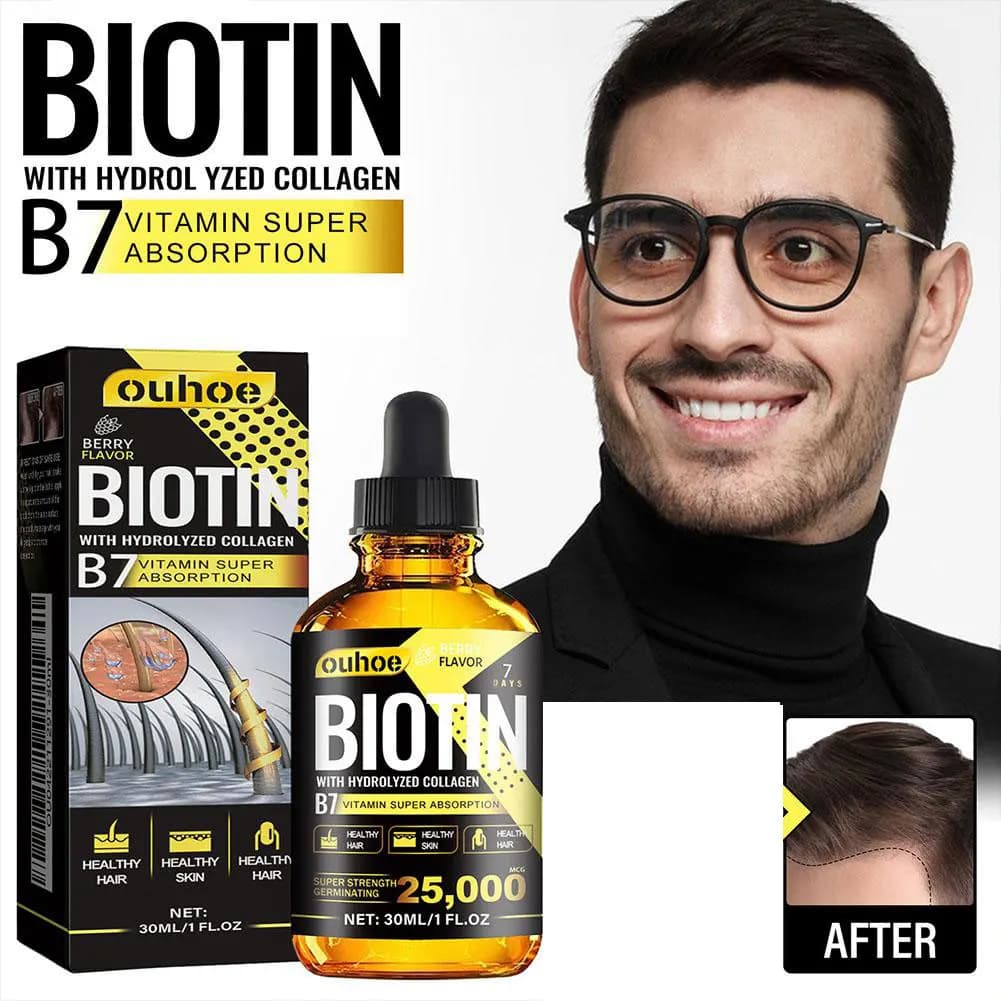 L'olio per la crescita dei capelli con infusione di biotina previene la caduta dei capelli e nutre con oli essenziali Trattamento del cuoio capelluto Spray Bellezza Salute Cura dei capelli