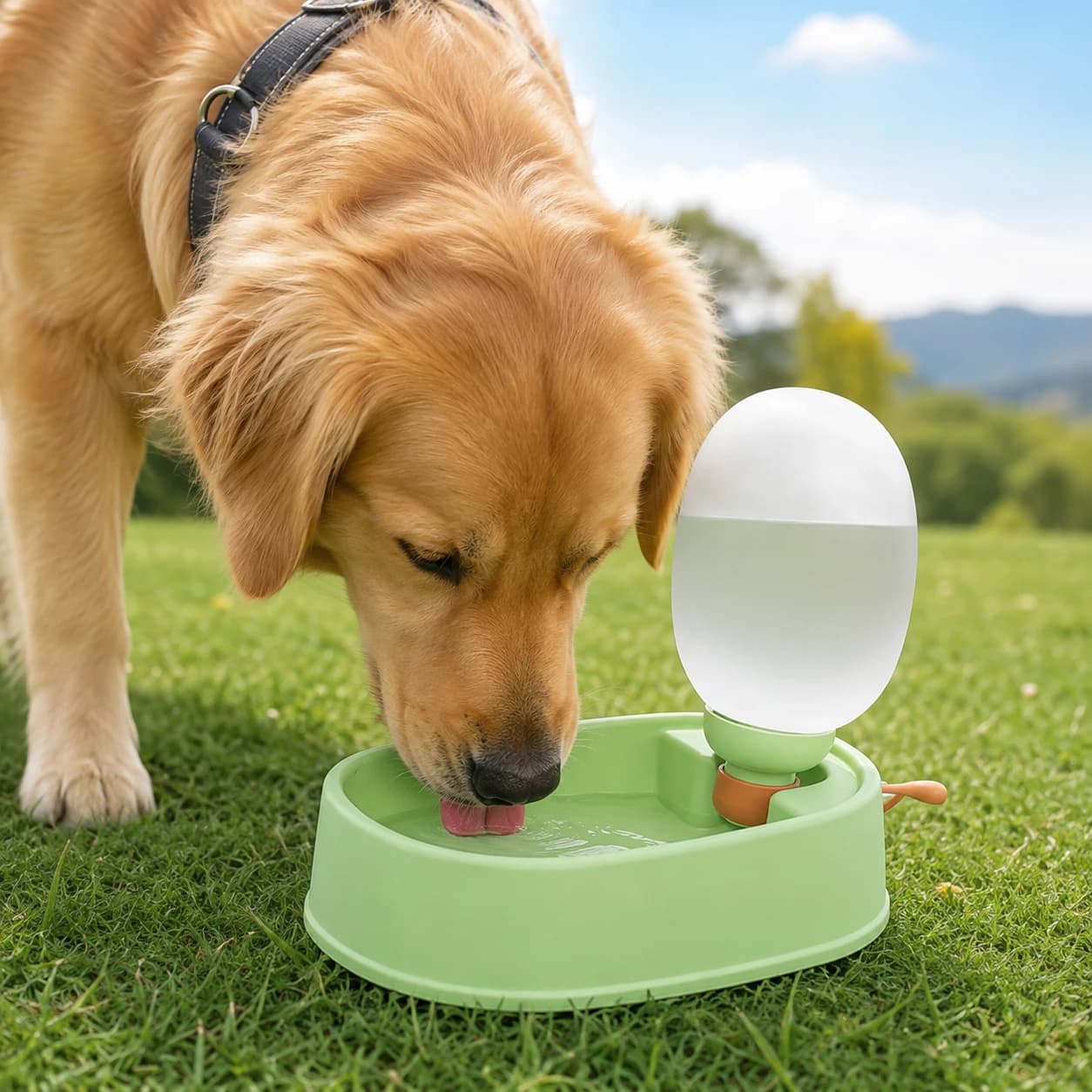 Pet Water Bottle for Dogs Cats Portable Travel Drinking Bowl Large Capacity Outdoor Water Dispenser for Walking Hiking Camping