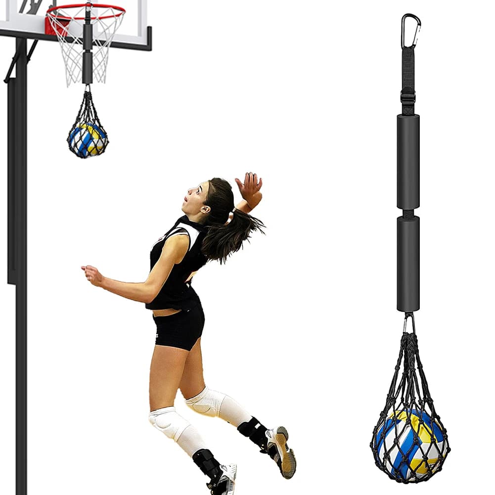 Adjustable Service Belt Volleyball Training Equipment Assisted Practice Rope Rebounding Platform for Beach Volleyball
