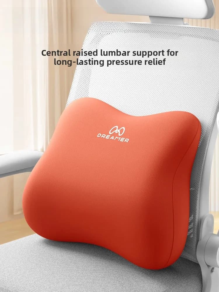 Cuscino Ergonomico Moderno e Semplice per Sedia da Ufficio, Supporto Lombare per Lunghe Sessioni di Seduta