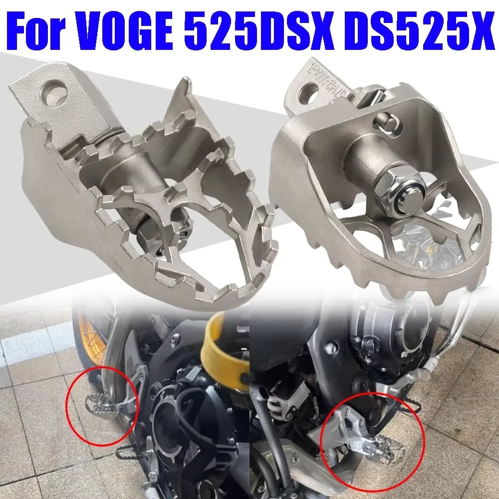 Accessori Moto: Pedane Poggiapiedi per VOGE 525DSX DSX525 DS525X DS 525X DSX 525 DSX