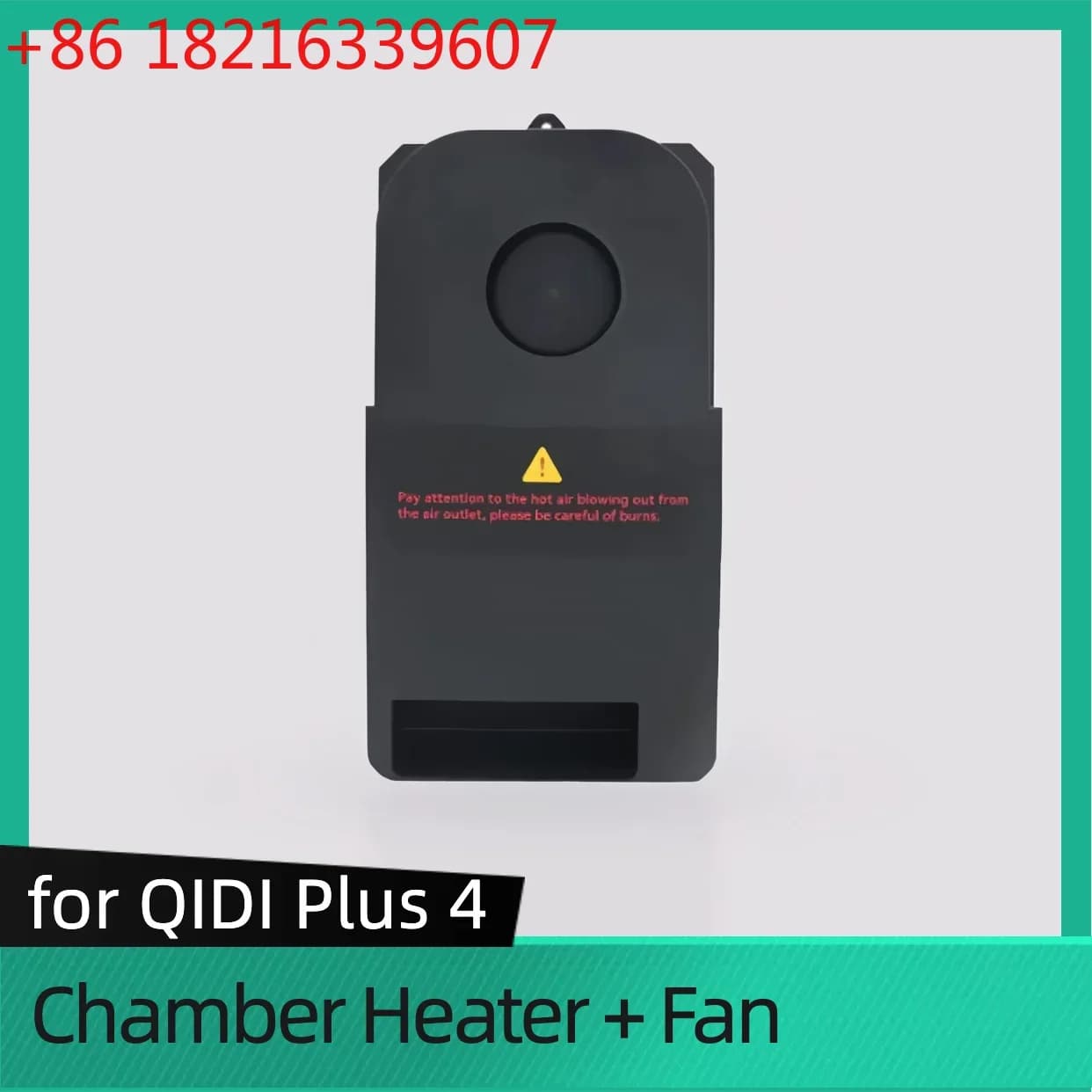 Chamber Heater for QIDI Plus4 3D Printer Spare Parts Original Chamber Heater with fan for QIDI Tech Plus 4
