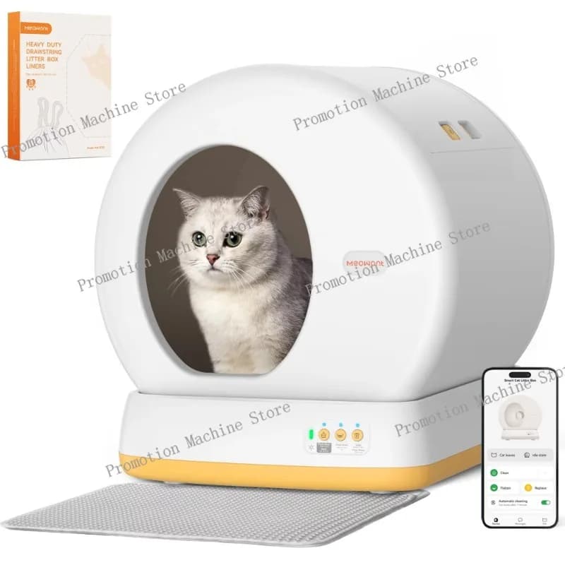 Lettiera automatica per gatti con sistema di sicurezza avanzato