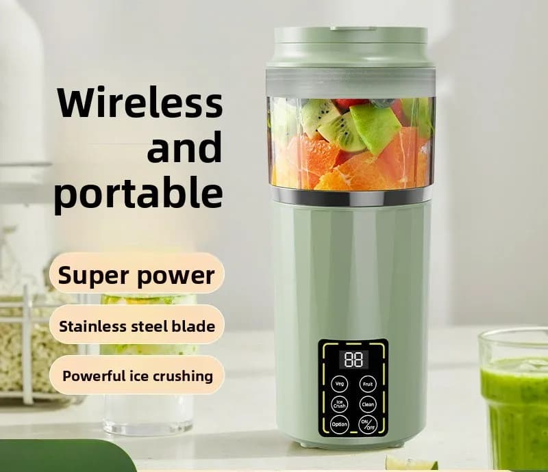 USB Rechargeable Portable Spremygrumi Digital Display Powerful Blender Ice Cream For Outdoor Home