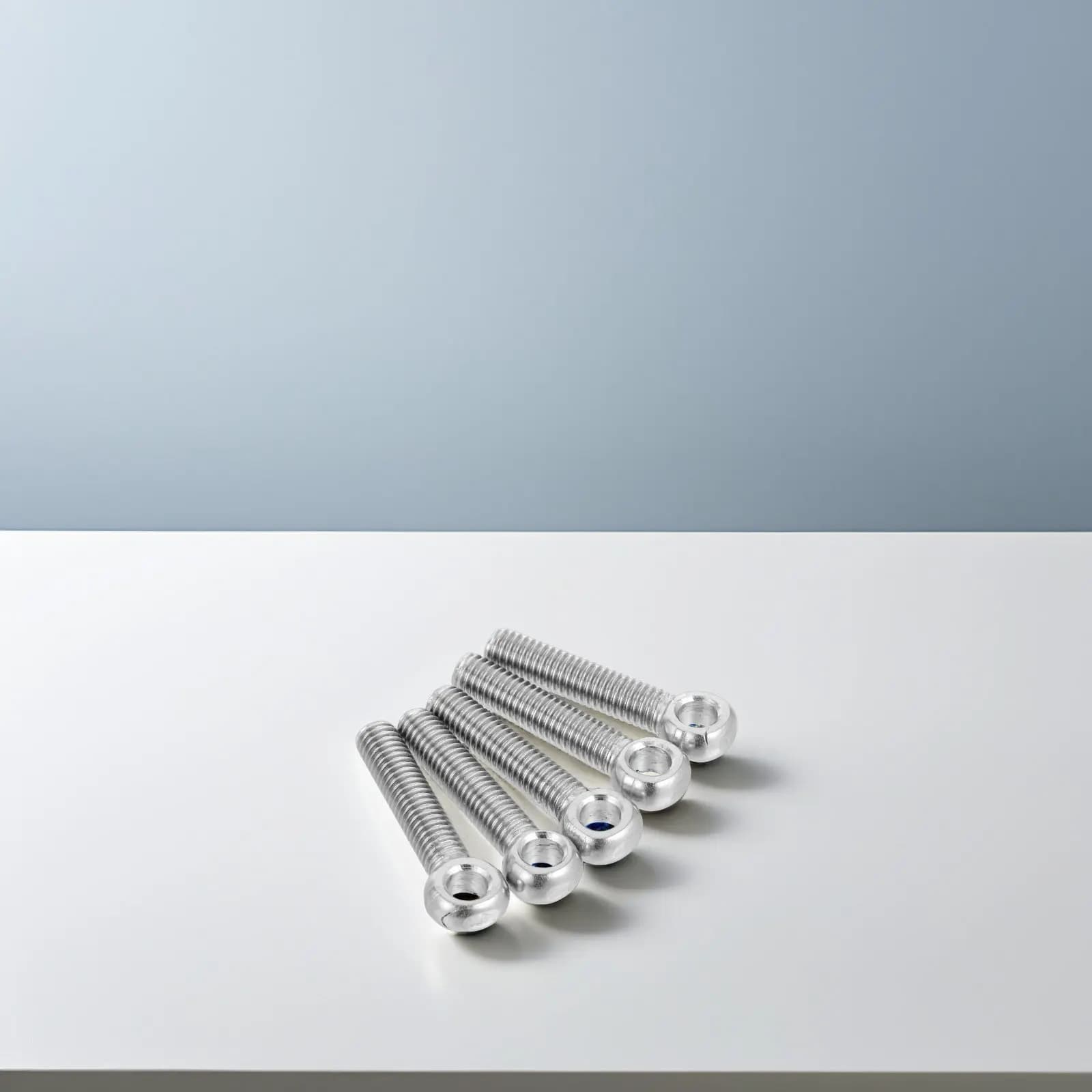 5 Pezzi Bulloni a Occhio in Acciaio Inossidabile M5x25, Viti a Occhio Regolabili per Sollevamento, per Esterni, Patio, Nautica, Macchinari e Corde