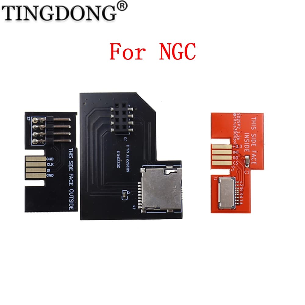 SD2SP2 Pro Adapter For NGC, Micro SD TF Card Reader, SDL Game Loader, NGC Memory Card Alternative