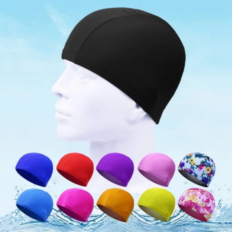 Swimming head, high elasticity, universal swimming head in solid color for comfortable and breathable adults