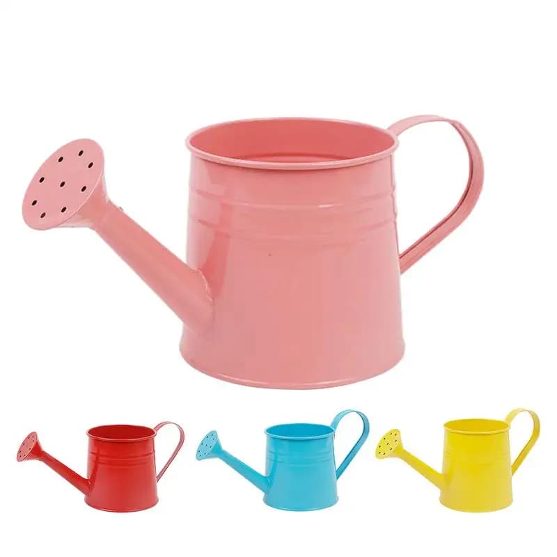 Small Watering Can For Indoor Plants 1L Long Spout Flower Watering Can Flower Arrangement Bucket Metal Planter Pot For Garden