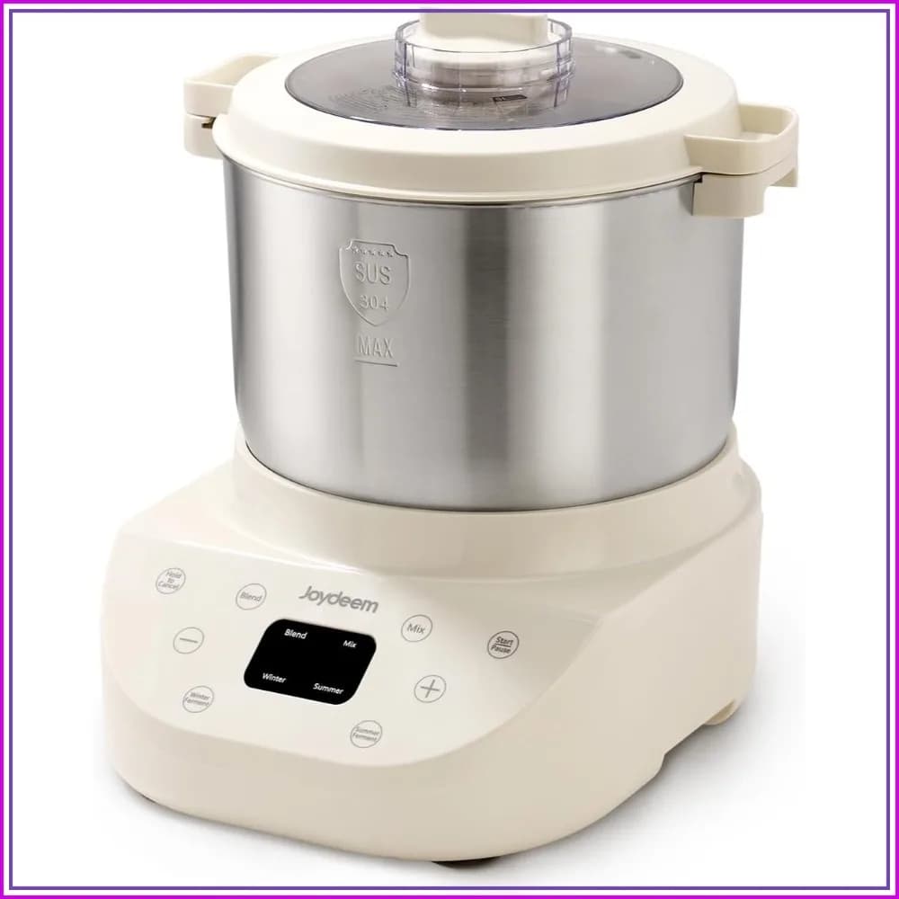 Electric Dough Maker 9.5Qt with Dual Fermentation & Functions - Mix & Knead for Bread, Pizza, Roti, Dumplings, Sourdough
