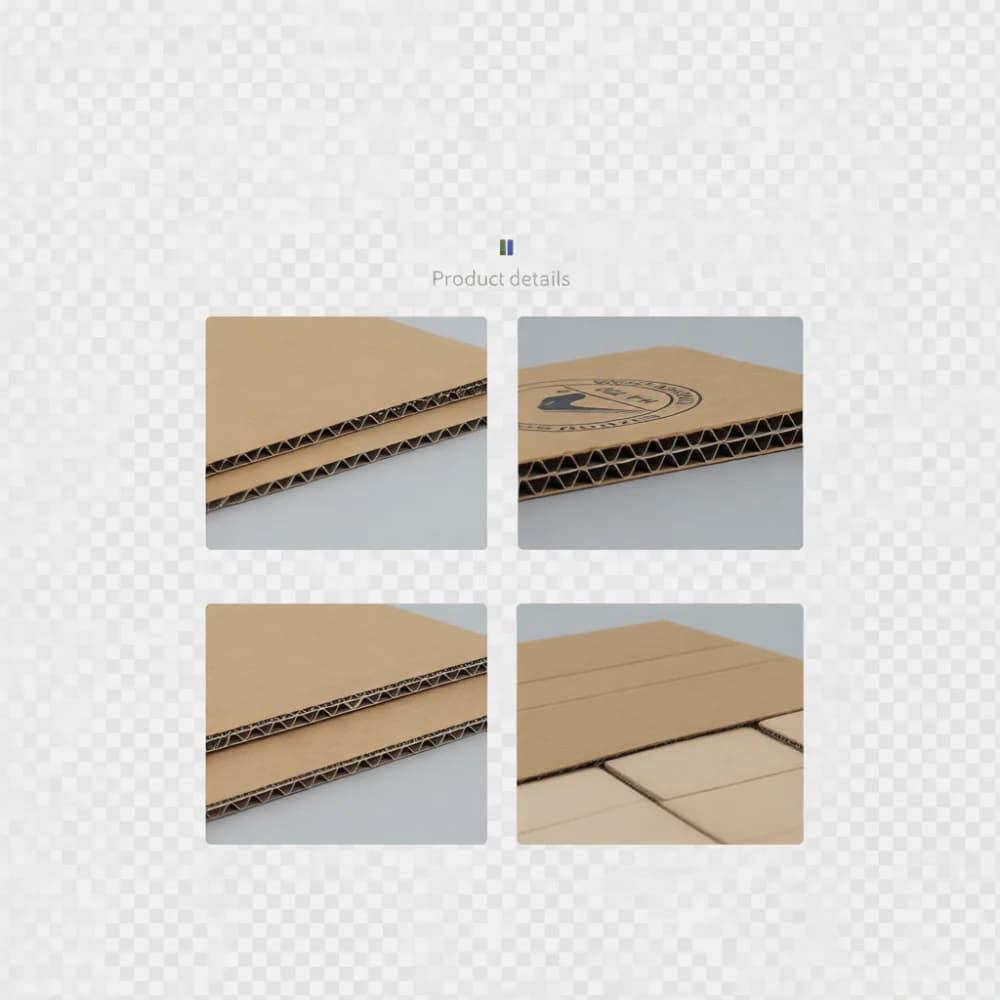 Professional Corrugated Cardboard Packing Sheet Heavy Duty Protective Layer Craft Foundation Board Custom Size Shipping Base