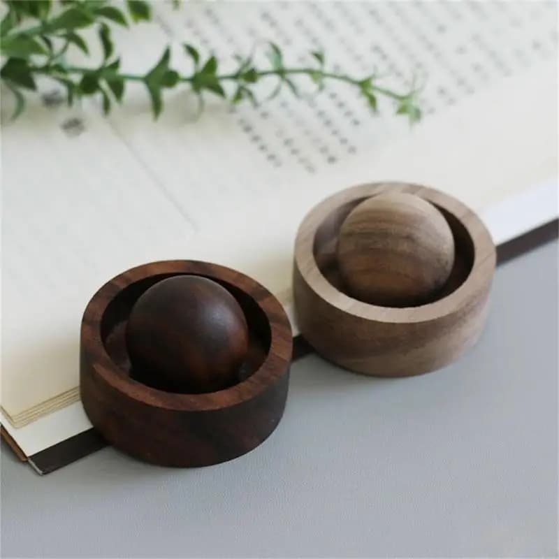 Dispenser di aromaterapia per decorazioni per la casa naturali riutilizzabili in legno massello per diffusore di oli essenziali per camera da letto, ufficio e viaggi