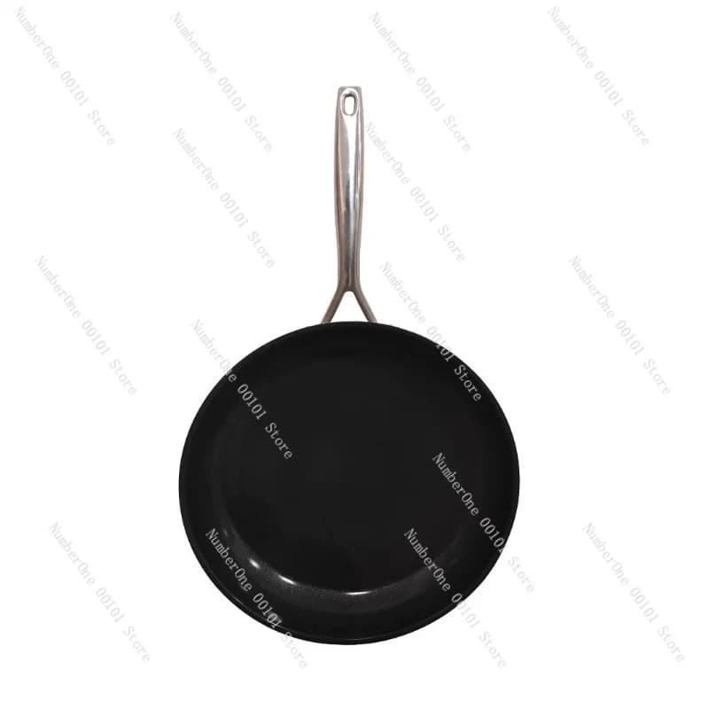 Padella Antiaderente Premium in Acciaio Inossidabile per Uova, Bistecche, Pancake - Utensile da Cucina con Rivestimento Salutare per Casa e Cucina