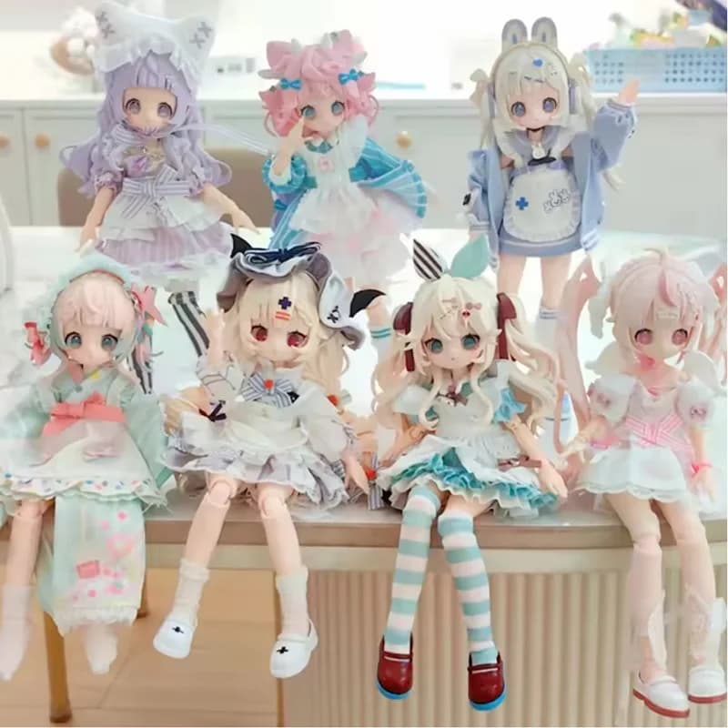 Genuino Sugarygirls 8 Punti Mjd Figurina Articolata Cieca Scatola Bel Modello 1/8 Bambole Bjd Bambole di Azione Mjd Scatola Mistero Regali