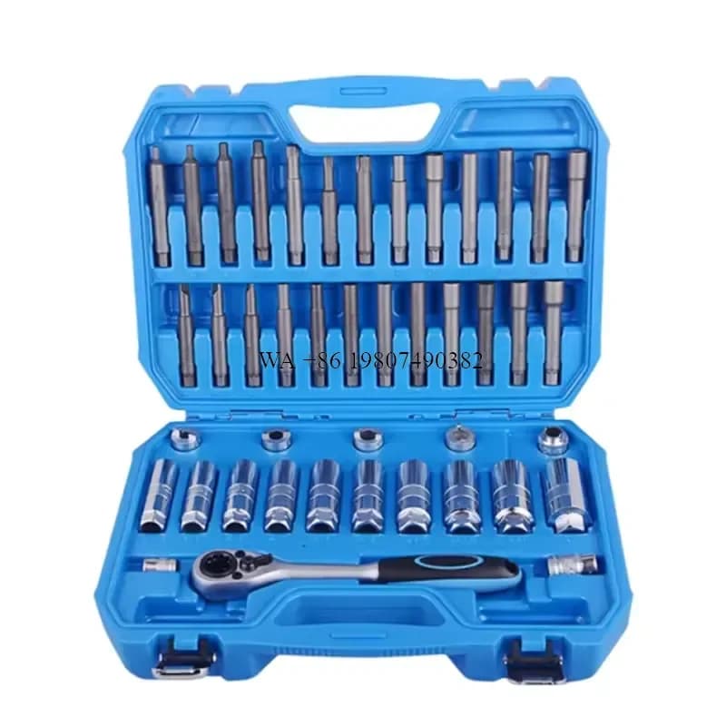 wmwmnu Universal Car Shock Absorber Removal Tool with Ratchet Wrench and Sockets for Removing Upper Mount Bolts Standard CE