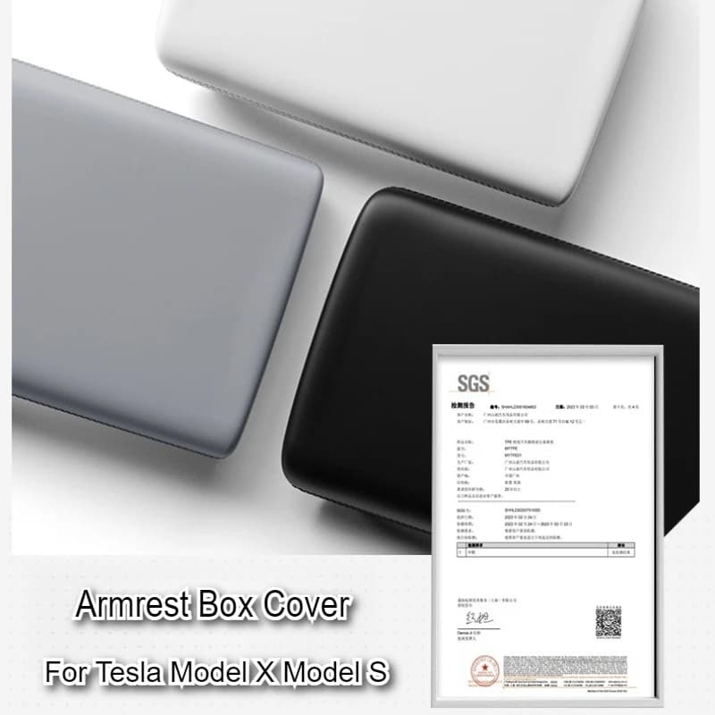 Per Tesla Model X Model S scatola bracciolo copertura protettiva copertura console centrale custodia antigraffio scatola bracciolo copertura tappetino accessori