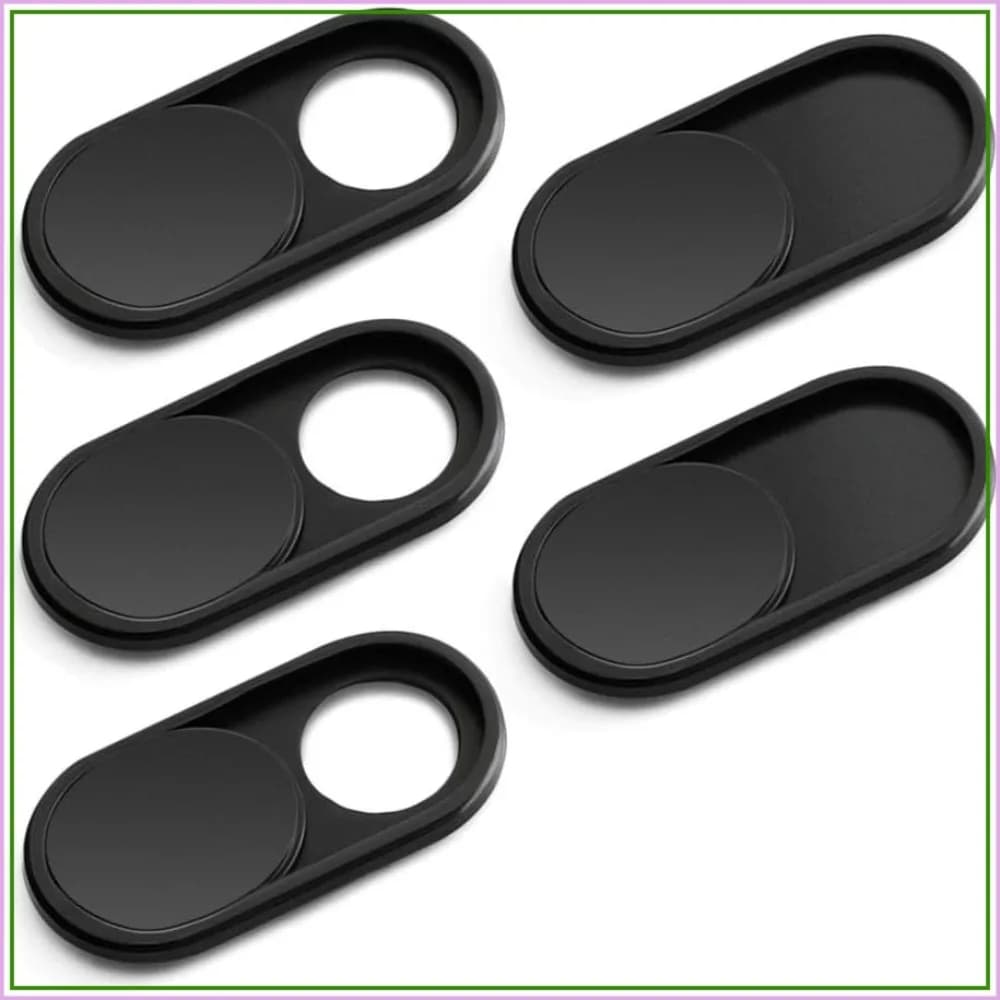 0.6mm-Thin Metal Webcam Cover Slide for Laptop, MacBook, iMac, PC, Privacy Protection, 5 Pack