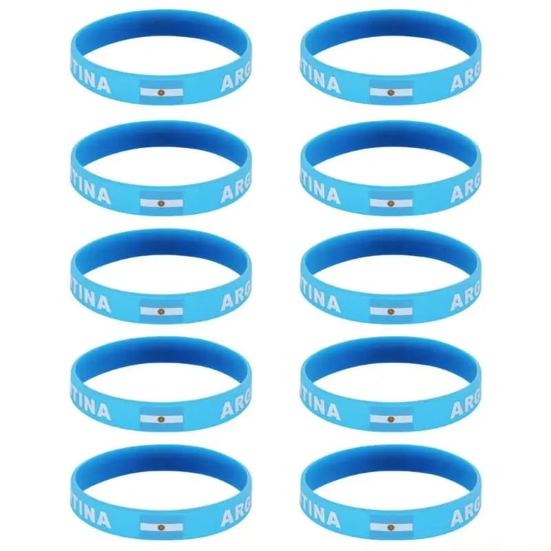 QX2E 10Pcs/Lot Stylish Football Competition Bracelets For Supporters And Collector