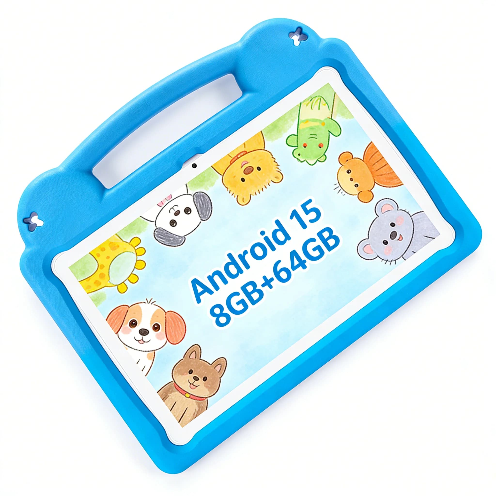 Tablet per l'educazione precoce dei bambini, modalità di apprendimento multilingue, Bluetooth, design anti-caduta, tablet intelligente per lo studio, per bambini dai 3 ai 12 anni