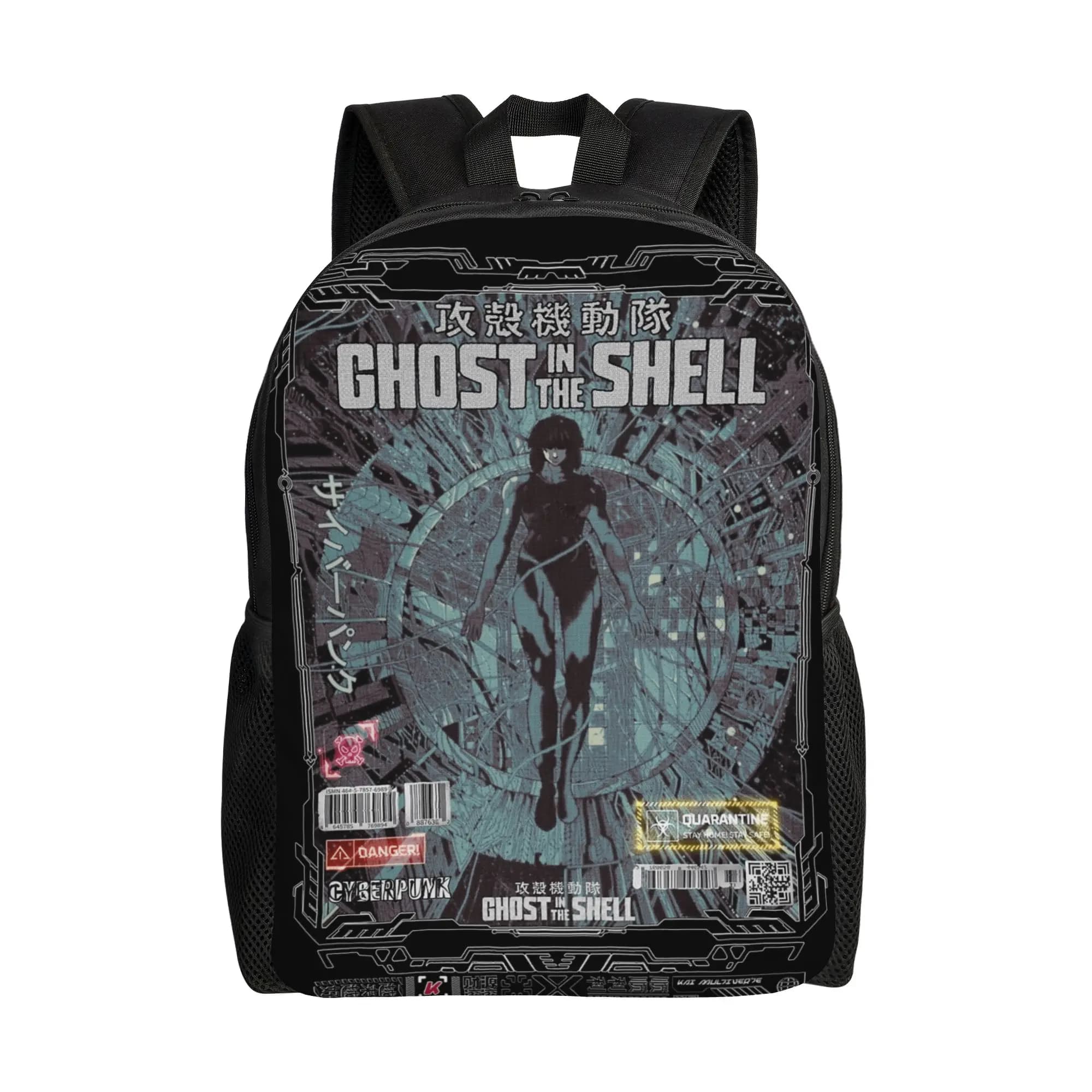 Zaino Ghost in the Shell Anime Manga, Zaini da Viaggio Femminili, Borse Scolastiche Moderne, Zaino con Motivi di Design